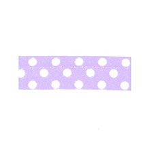 Sewing piping lilas with white dots 10 mm 74851068